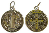St Benedict amulet of protection necklace