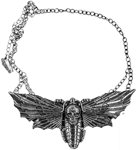 Kreepsville death moth necklace