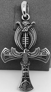 Egyptian ankh stainless steel pendant