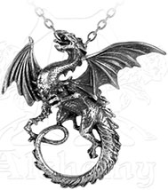Alchemy fine English pewter The WHitby Wurm necklace