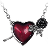 Alchemy English pewter Wounded by Love necklace