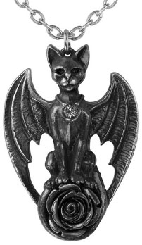 Alchemy of England fine pewter Guardian of Soma pendant necklace.