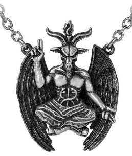 Alchemy of England fine English pewter Personal Baphomet necklace