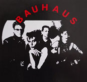 Bauhaus band vinyl sticker