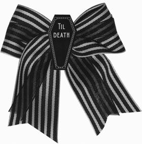 Se7en Deadly Til Death hair bow