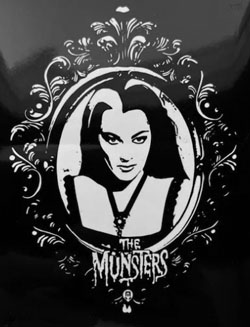 Lily Munster vinyl sticker