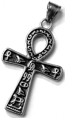 Viva stainless steel ankh pendant