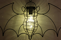 Alchemy of England metal Solar Powered Bat lantern