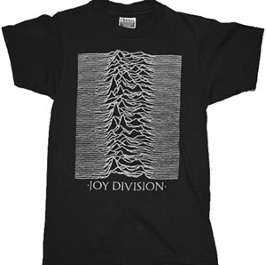 Joy Division Unknown Pleasures soundwave gothic tee