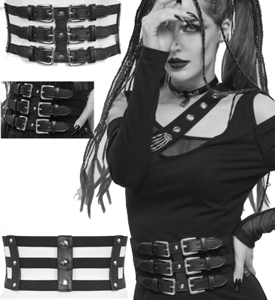 Gothic waist cincher