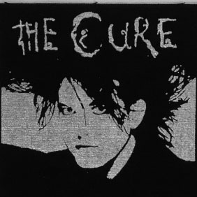 The Cure Robert Smith black cloth sew on patch