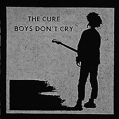 The Cure Boys Dont Cry black cloth sew on patch