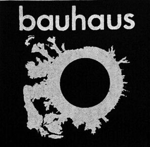 Bauhaus Skys Gone Out black cloth sew on patch