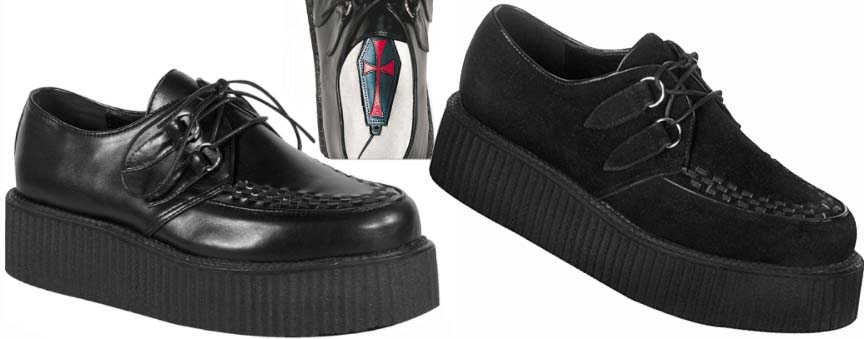 Dijk onstabiel Fervent Ipso Facto Leather Underground Creepers, Demonia Creepers, and Other Unisex  Shoes