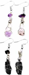 Benjamin Int'l amethyst earrings 