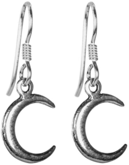 Benjamin Int'l sterling silver moon earrings 