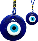 Evil eye 40mm wall hanging necklace