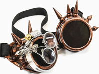 Funk Plus 16x loup copper spike black lense goggles