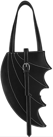 Pleaser Demonia faux leather batwing handbag