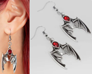 KIllstar Demon Night alloy drop earrings