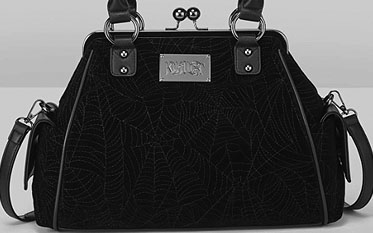 Killstar Ceaseless Night black velvet bag