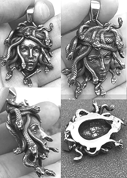 Mio Queena stainless steel cas on outwell craft charm pendant