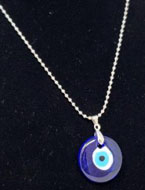 Evil eye pendant necklace