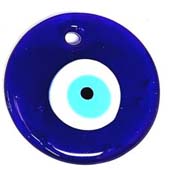  Glass evil eye wall 5 cm hanging or necklace