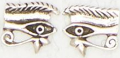 Nirvana Sterling silver Eye of Horus stud earrings