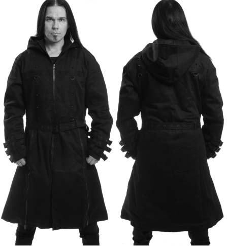 Ipso Facto Men's Gothic, Punk, Steampunk Coats, Jackets, Hoodies, Sweaters