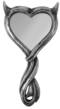  Alchemy of England resin Devil's Heart hand mirror.